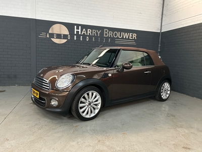 MINI MINI Cabrio Mini 1.6 Cooper Chili, perfecte kleurcombinatie. alle boekjes