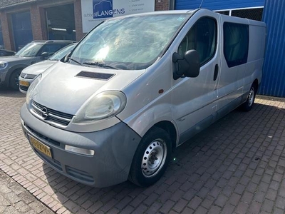 Opel Vivaro 1.9 CDTI L2H1DC Airco, Cruise , Trekhaak dubbel cabine.