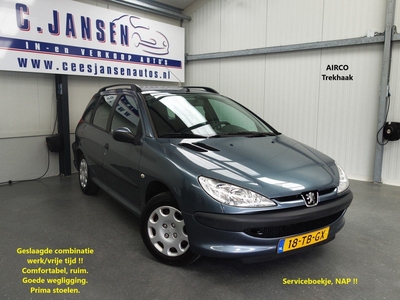 Peugeot 206 SW 1.4 One-line NETTE, Handige auto.