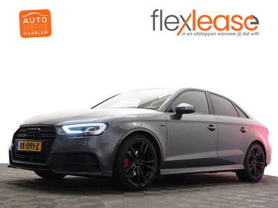 AUDI A3 Limousine 1.5 TFSI S line Black Optic Aut- Stoelmassage, Sport Leder, Park assist, Navi, Sfeerverlichting