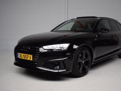 Audi A4 Avant WEEKAANBIEDING 40 TFSI 190PK Sport S line black edition ORG.NED / PANORAMADAK / VIRTUAL / LEER / NAP / 19INCH