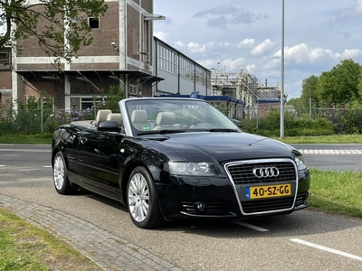 Audi A4 Cabriolet 3.0 V6 Pro Line | 221 PK | Bose Geluidssysteem | Navigatie | Lederen bekleding | Elektr.verst.stoelen