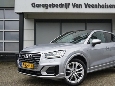 Audi Q2 1.4 TFSI 150PK S-Tronic Launch Edition S-Line Pano.Dak B&O Virtual Cockpit LED Standkachel 18inch LM A-camera *Floretzilver Metallic* 39246km!