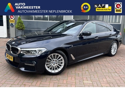 BMW 5 Serie 520i High Executive km 122.000 Bj 2018 184PK DEALER ONDERHOUDEN