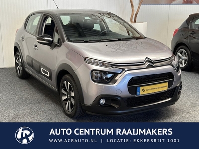 Citroën C3 1.2 PureTech Feel 111pk, 6 versnellingsbak NAVIGATIE CRUISE CONTROL BLUETOOTH TELEFOON APPLE CARPLAY/ANDROID RIJSTROOKSENSOREN PDC ZEER MOOI !! LOCATIE 1001