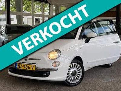 Fiat 500 1.2 Distr VV|Panorama|Airco|Lage KM|Dealerafkomstig|Volledig dealer onderhoudshistorie|LM velgen|Zeer nette auto|Topstaat