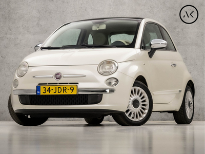 Fiat 500 1.2 Lounge Automaat (PANORAMADAK, LM VELGEN, AIRCO, LOGISCH NAP, SPORTSTOELEN, ELEK RAMEN, NIEUWE APK, NIEUWSTAAT)