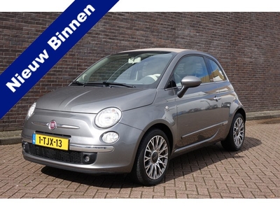 Fiat 500C 0.9 TwinAir Lounge Cabriolet, airco, leder