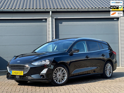 Ford Focus Wagon 1.0 EcoBoost 125 PK TITANIUM BUSINESS, PANORAMADAK, CAMERA,TREKHAAK, 1E EIGENAAR, NL AUTO NAP