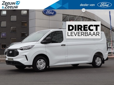 Ford Transit Custom 320 2.0 TDCI L2H1 Trend 136pk | Direct leverbaar | Achteruit rij camera | Led koplampen | Navigatie | Stoelverwarming | Cruise control | Laadruimte beschermingspakket