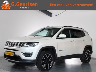 Jeep Compass 1.4 MultiAir Limited 4x4, Adaptieve Cruise Controle, Trekhaak, Keyless, Leder.