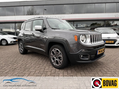 Jeep Renegade 1.4 MultiAir Limited, elek. panodak, 2 x PDC, clima, cruise, 1e eig, NL-dealerauto