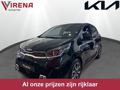 Kia Picanto 1.0 DPi GT-Line - Zwart- Cruise Control -