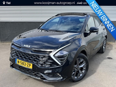 Kia Sportage 1.6 T-GDi Hybrid GT-Line Schuif/ kanteldak, navigatie, Nieuw geleverd en dealeronderhouden, Stoel + Stuurwielverwarming, Dodehoekdetectie, halfleder/alcantara bekleding