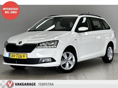 Škoda Fabia Combi 1.0 TSI Clever/ LED Dagrijverl./ 16''LMV/ Apple+Android/ DAB+/ Clima/ Navi/ Cruise/ Bluetooth/ Multi.LEDER.Stuur/ Elek.Pakket/ Isofix/ PDC Achter.