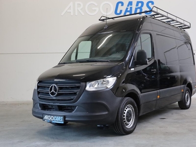 Mercedes-Benz Sprinter 314 CDI L2/H2 ZWART CAMERA CLIMA IMPERIAAL TREKHAAK PDC STOELVERWARMING TOP BUS LEASE v/a € 199,- p.m.