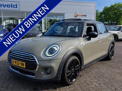 MINI Cooper 1.5 136pk Cooper Chili Serious Business Pack 5-Deurs Origineel NL Navi+Apple Carplay Harman Kardon Sound Panorama Schuifdak Clima Cruise Keyless Entry Head-Up Pdc V+A+Assist