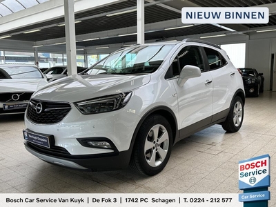 Opel Mokka X 1.4 Turbo Innovation / NL auto / Weinig KM! / Automaat / Afneembare trekhaak / Parkeercamera / Carplay / Sensoren Voor&Achter / Half-leder / Cruise / Navi / Bluetooth /