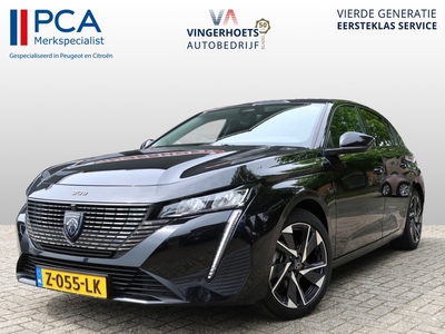 Peugeot 308 * AUTOMAAT * 130 Pk * Superluxe & Sportieve Allure * Navigatie * 1/2 Leder * Parkeer Camera * Stoelverwarming * Dodehoek Detector * Full Led Verlichting * Draadloze Telefoonlader *