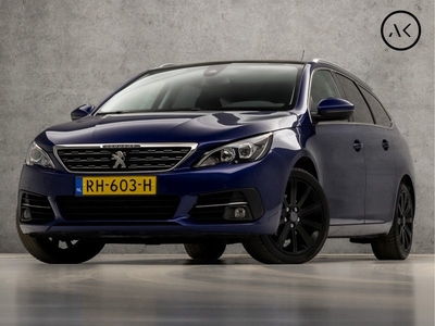 Peugeot 308 SW 1.2 PureTech Sport Automaat (PANORAMADAK, APPLE CARPLAY, NAVIGATIE, GETINT GLAS, 360 CAMERA, SPORTSTOELEN, LEDER, LANE ASSIST, CRUISE, NIEUWSTAAT)