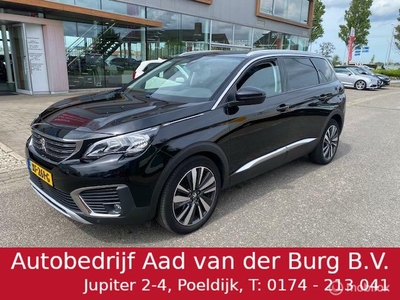 Peugeot 5008 1.6Turbo 181 pk Automaat PureTech Blue Lease Premium , 7 zit plaatsen , Panorama dak , Lederen bekleding stoel verwarming , Navigatie , Camera, Trekhaak