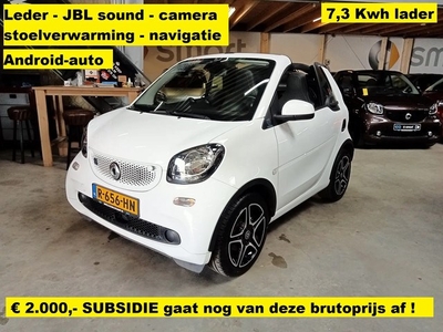 Smart fortwo cabrio EQ SUBSIDIE € 2000,- Comfort JBL sound