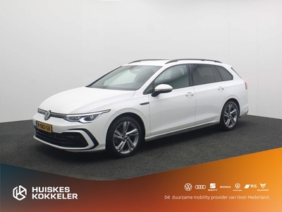 Volkswagen GOLF Variant R-Line 1.5 eTSI 130pk DSG Automaat Trekhaak, Adaptive cruise control, Navigatie, Achteruitrijcamera, Stuurwiel verwarmd, Airco, DAB, Stoelverwarming, LED verlichting, Parkeersensoren