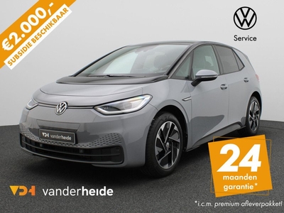 Volkswagen ID.3 Pro 58 kWh 145PK Warmtepomp, achteruitrijcamera, stuur/stoelverwarming, keyless, Matrix-LED, alarm, 18'' lichtmetaal