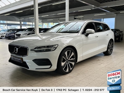 Volvo V60 2.0 T4 Momentum Pro / NL auto / Automaat / Stoelverwarming / Carplay / Cruise / Half-leder / Bluetooth / Navi / Autom. Achterklep / Parkeersensoren /