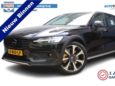 Volvo V60 Cross Country 2.0 B5 AWD Pro | Incl. 1 jaar garantie | 1ste eigenaar | Dealer onderhouden | Black edition | Cruise | Clima | Memory seats | 20 inch LMV | Park assist | Apple carplay | LED | Digital cockpit |