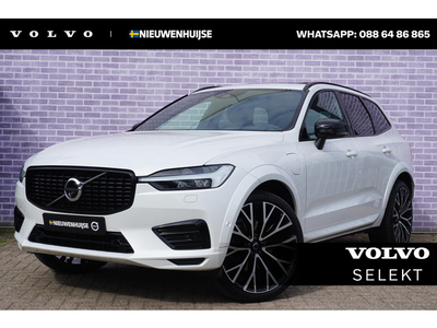 Volvo XC60 2.0 Recharge T6 AWD R-Design | Lounge | 360° Camera | 22'' | HUD | Panorama-Schuifdak | Harman/Kardon | Memory| Stoelen Stuur Bank verwarmd | Standkachel |