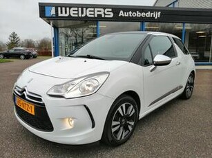 Citroen DS3 1.6 120 PK So Chic In White, Clima,Cruise,Lichtmetaal,Parkeersen