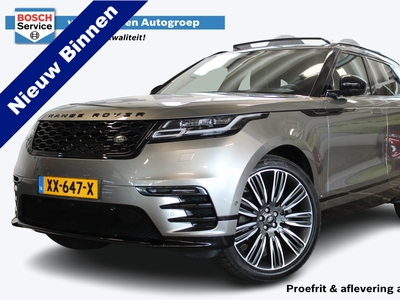 LAND ROVER RANGE ROVER VELAR 3.0 V6 AWD R-Dynamic HSE | Vol leder luxe memory stoelen + verwarming | Meridian audio | Luchtvering | Panoramadak | Elektr. trekhaak | Full LED | 1e eigenaar | Dealer onderhouden | Dode hoek detectie | 22'' LM | Bomvol in de opties |