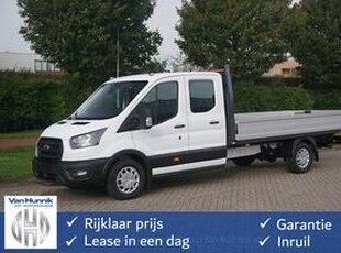 Ford TRANSIT 350L 130PK Doka L5 RWD Sync4 Scherm Apple CP / Android A. Trekhaak!! NR. 700