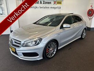 Mercedes-Benz A-KLASSE 250 AMG Sport Automaat | Panoramadak | Adaptieve cruise control | Org.NL | Elek. verstelbaar lederen bekleding | Harman/Kardon | Afneembare trekhaak | Dodehoeksdetectie | Lane assist | Climate control | Navigatie | Stoelverwarming | Elek. inklapbare spieg