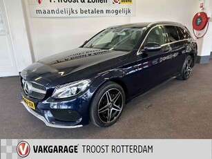 Mercedes-Benz C-Klasse Estate 180 AMG | Automaat | Lederen bekleding | Burmester | Cruise control | Climate control | Dodehoeksdetectie | Sfeerverlicht