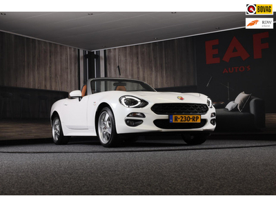 Fiat 124 Spider 1.4 Turbo ABARTH LOOK / 140 PK / AUT / Cognac Leder / Camera / Navi / Airco / Elek Pakket / Led / Pdc / 17 Inch