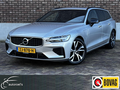 Volvo V60 2.0 T8 Twin Engine AWD R-Design / 390 PK / Panoramadak / Navigatie + Camera / Leder + Stuurverwarming