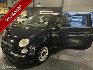 Fiat 500 1.2 CABRIOLET*VOL EN LUXE UITGEVOERD*LUXE LEDER*AUX