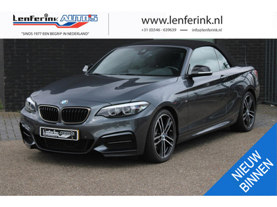 BMW 2-serie Cabrio M240i High Executive Navi Leder Led koplampen