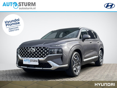 Hyundai Santa Fe 1.6 T-GDI HEV Premium Sky 7p. *SUMMER SALE* | Panoramadak | Vol-Leder | Stuur- + Stoelverwarming | Head-Up Display | Premium Audio | Full-OPTIONS | Rijklaarprijs!