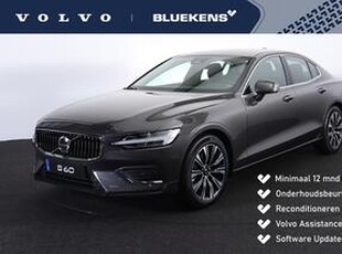 Volvo S60 B3 Plus Bright - Adaptive Cruise Control - Pilot Assist - BLIS dodehoekassistentie - Google infotainment - Elektr. bedienbare voorstoelen met geheugen - Verwarmbaar stuur - Stoelverwarming voor & achter - Parkeersensoren voor & achter - Camera achter - Ke