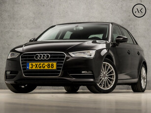 Audi A3 Sportback 1.4 TFSI Sportline Automaat (NAVIGATIE, BLUETOOTH, CRUISE, CLIMATE, LED, ARMSTEUN, SPORTSTOELEN, LEDER, LM VELGEN, TREKHAAK, NIEUWE APK, NIEUWSTAAT)