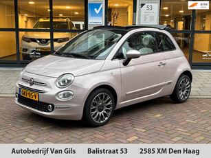 Fiat 500 1.2 Rockstar CABRIOLET AUTOMAAT | AIRCO | LED | APPLECARPLAY | 1/2 LEDER | PDC | BLUETOOTH |