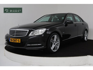 Mercedes-Benz C-klasse 180 Business Class Elegance Automaat (NAVIGATIE, LEDER, NL-AUTO, STOELVERWARMING, PDC, GOED ONDERHOUDEN)