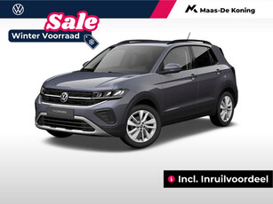 Volkswagen T-Cross Life Edition 1.0 TSI 95 pk 5 versn. Hand · Achteruitrijcamera · Privatelease vanaf €358