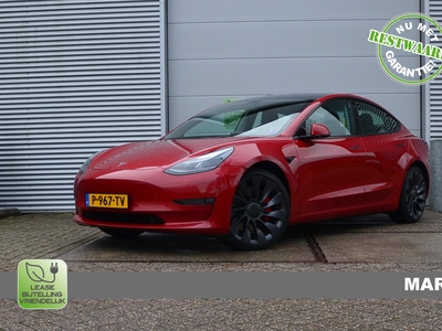 TESLA MODEL 3 Performance AutoPilot, Trekhaak, MARGE rijklaar prijs