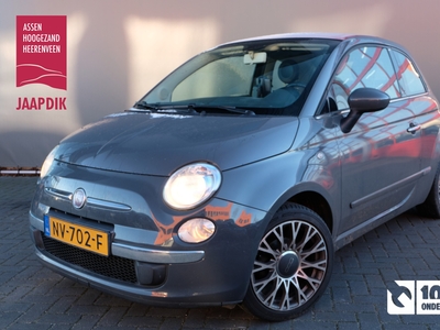 FIAT 500 C BWJ 2010 1.2 70 PK Lounge CABRIO / AIRCO / PARKEERSENSOREN / NAVI / LMV / RADIO CD /