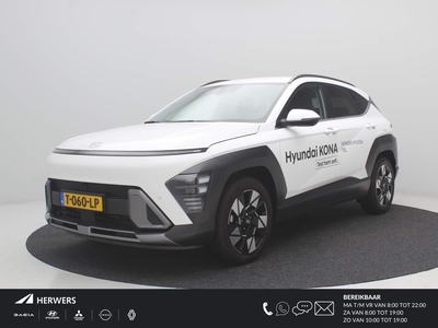 HYUNDAI KONA 1.6 GDI HEV Premium AUTOMAAT / Navigatie / Lederen bekleding / Direct leverbaar / 360 Camera / Keyless Entry /