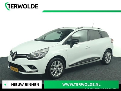 RENAULT CLIO Estate 90PK TCe Limited | Navigatie | Parkeersensoren | Airco | Cruise Control | Privacy Glas | Mistlampen | Lederen Stuurwiel | Chromen Lijsten | Licht Metalen Velgen | Origineel Nederlands | NAP |